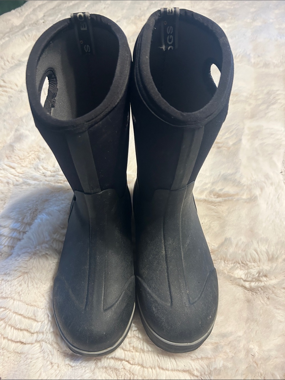Bogs Classic II Solid Black Waterproof Boots
